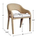 210483581:Kavali Outdoor Arm Chair,