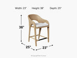 094183628:Kavali Outdoor Counter Height Stool,