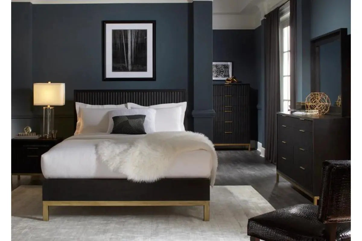 KENTFLD07:Kentfield Platform Bed & Dress, Styled