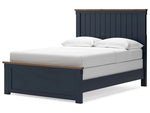LANDOCK10:Landocken Panel Bed, AngledAngle