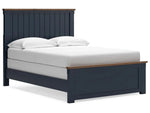 LANDOCK10:Landocken Panel Bed, AngledAngle
