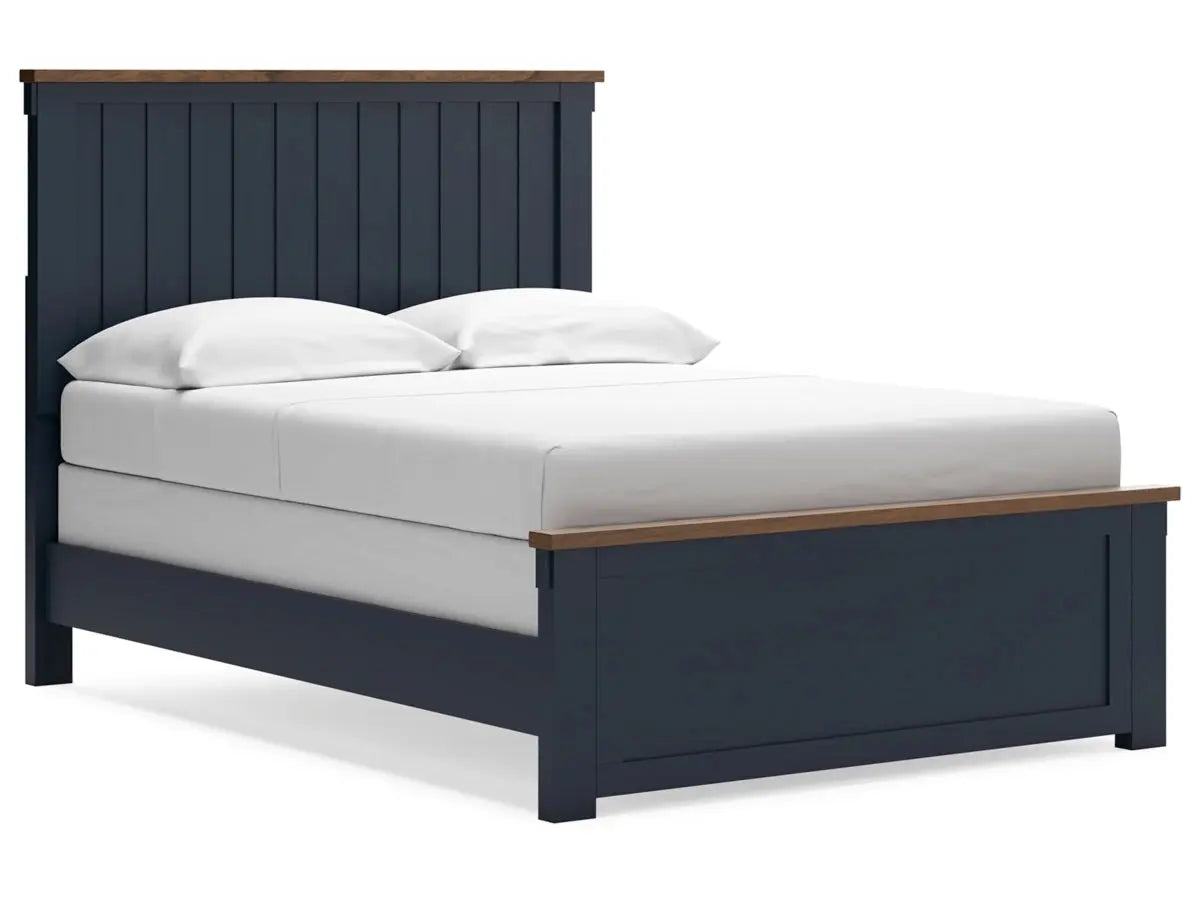 LANDOCK10:Landocken Panel Bed, AngledAngle