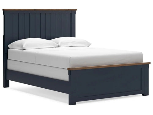LANDOCK12:Landocken Panel Bed & Dresser , AngledAngle