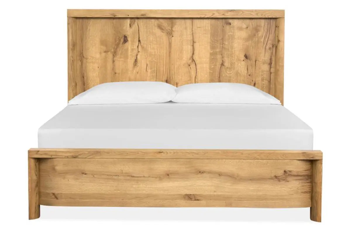 LARAMIE03:Laramie Panel Bed & Dresser & , Front