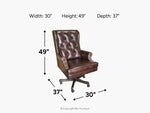 769950419:Leather Office Desk Chair,