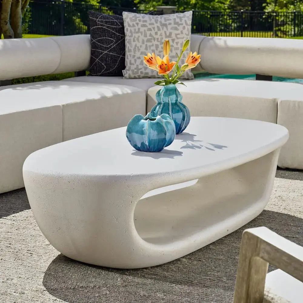 263957639:Leyton Outdoor Cocktail Table, Styled