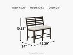 118602460:Lincoln Counter Height Bench,