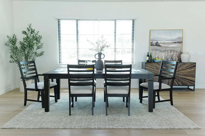LINCOLN05:Lincoln Square Dining Table & , StyledFront