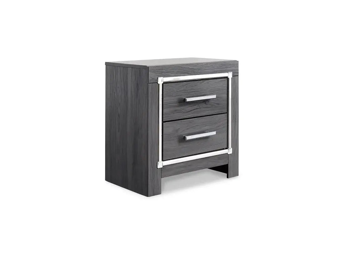 LODANNA24:Lodanna Panel Bed With Storage, AngledAngle