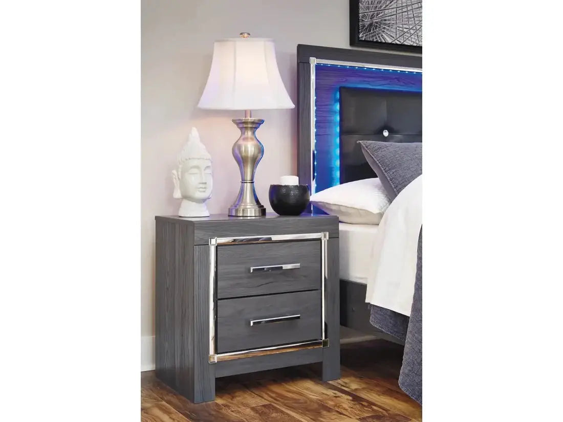 LODANNA09:Lodanna Panel Bed & Dresser & , Styled