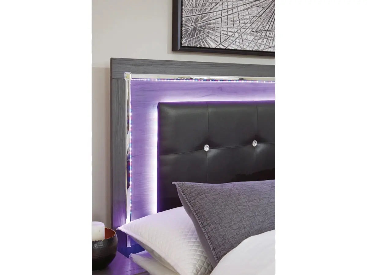 LODANNA00:Lodanna Panel Bed,