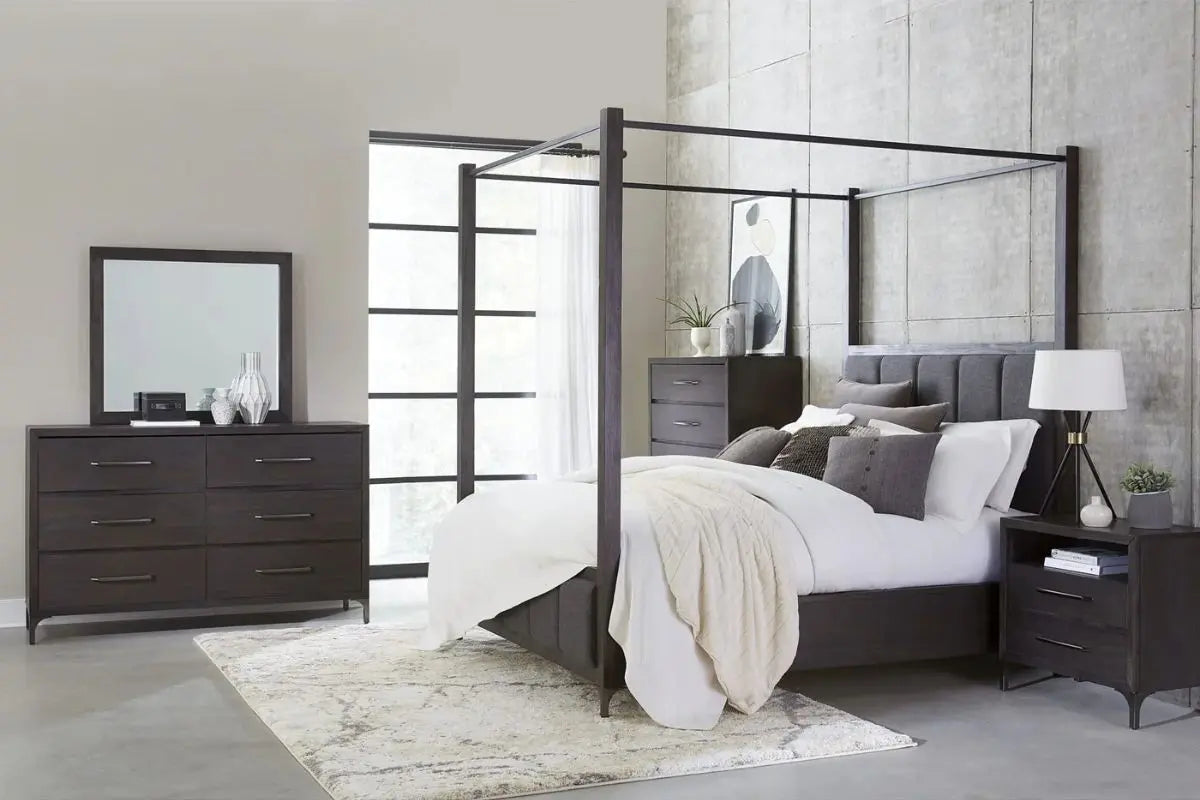 LUCERNE16:Lucerne Canopy Bed, Styled