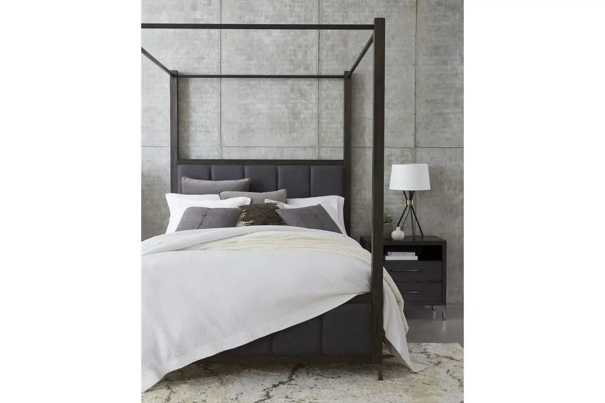 LUCERNE19:Lucerne Canopy Bed, Styled