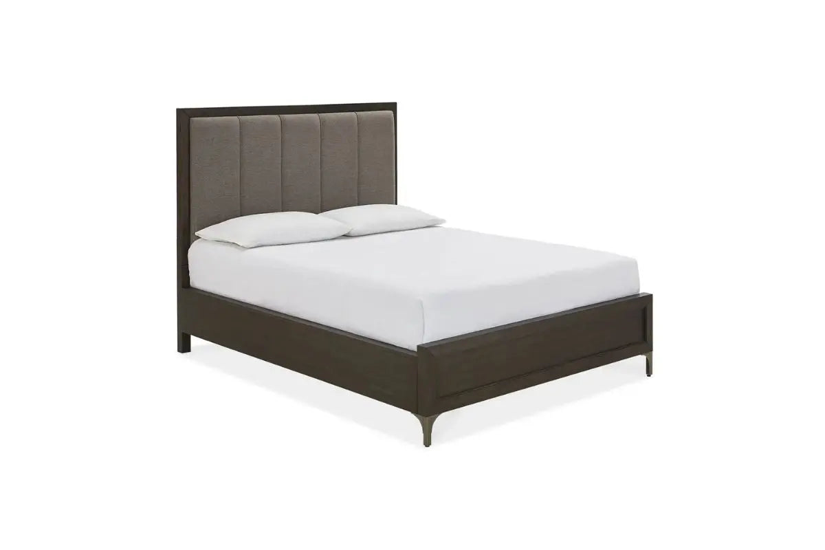 LUCERNE04:Lucerne Upholstered Panel Bed, Angle