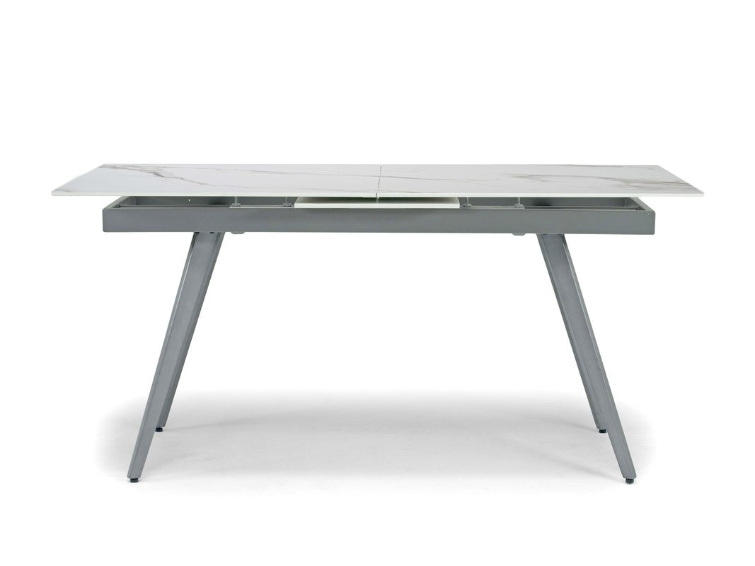 LUCIAWHT1:Lucia Dining Table & 6 Chairs, Front