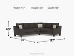 LUCYCHR02:Lucy Tux Sofa Sectional,