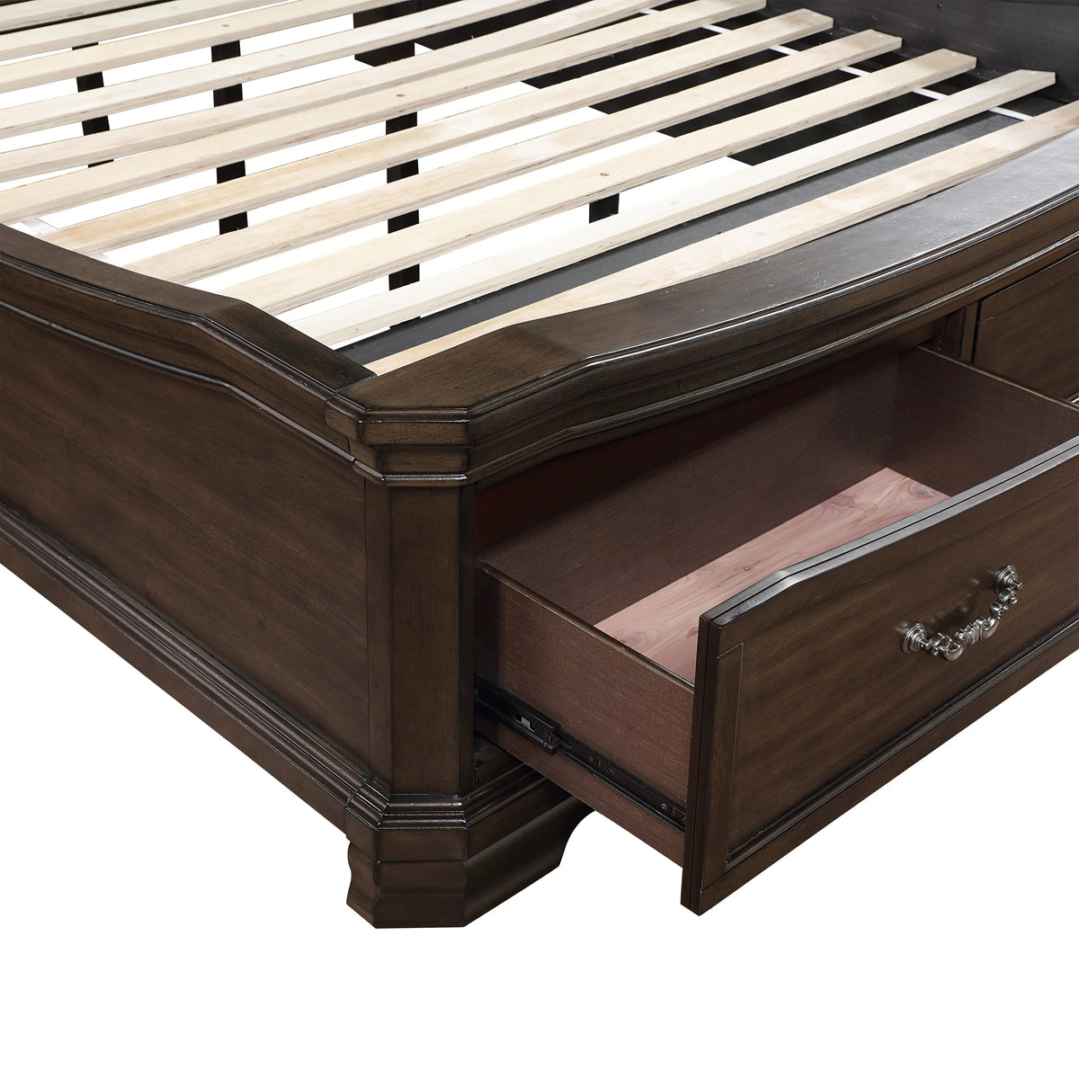 LYNDHUR15:Lyndhurst Sleigh Bed With Stor,