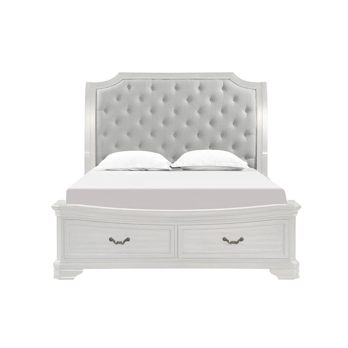 LYNDHUR04:Lyndhurst Sleigh Bed With Stor, Front