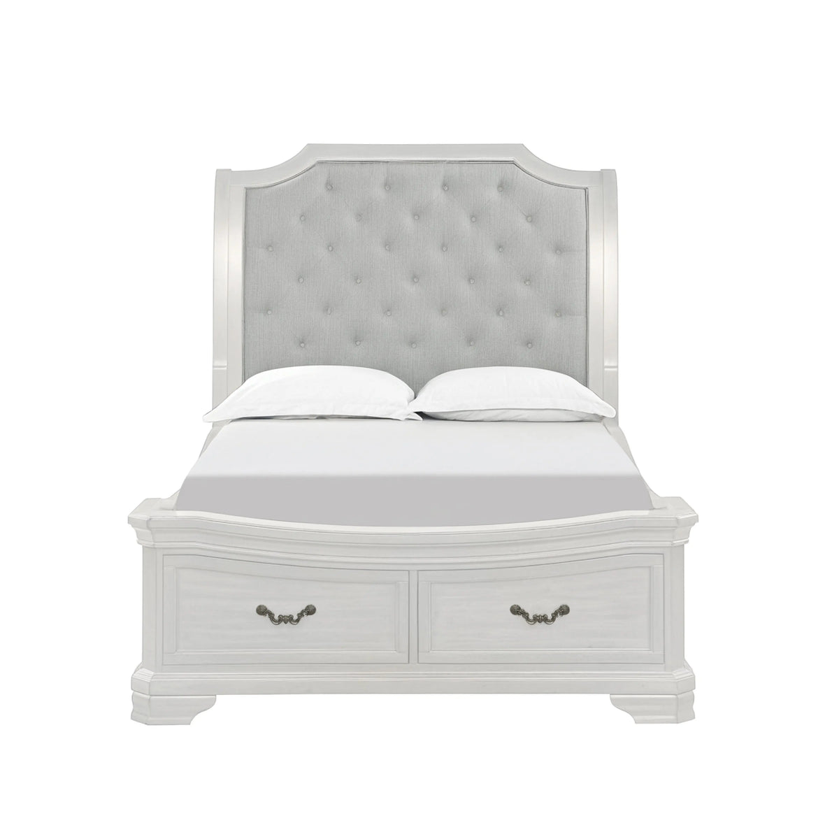 LYNDHUR01:Lyndhurst Sleigh Bed With Stor, Front