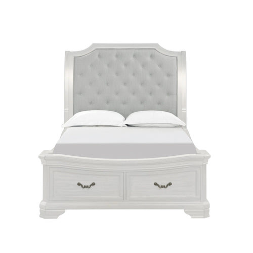 LYNDHUR01:Lyndhurst Sleigh Bed With Stor, Front
