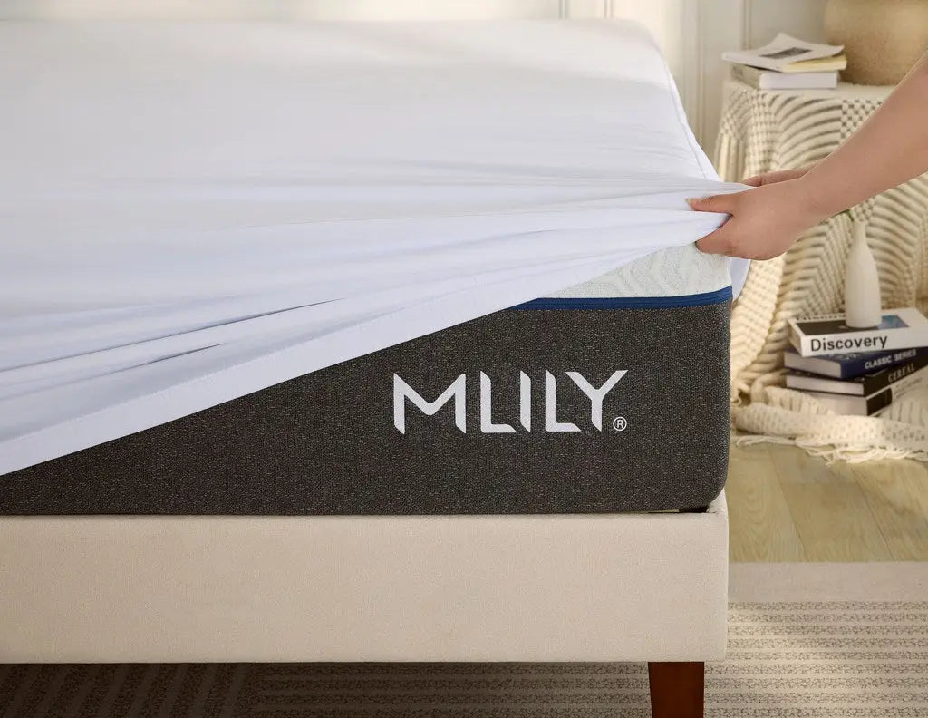 740082920:Mlily Bamboo Mattress Protecto,