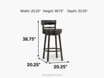 612696836:Madrid Barstool,
