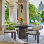 025406048:Madrone Outdoor Dining Table, Styled