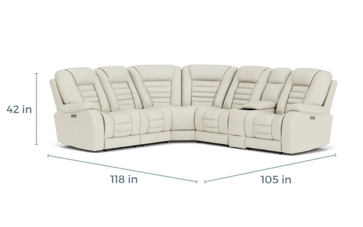 MALIBU007:Malibu 6 Piece 3 Power Section,