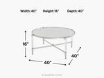342617405:Marilyn Round Coffee Table,