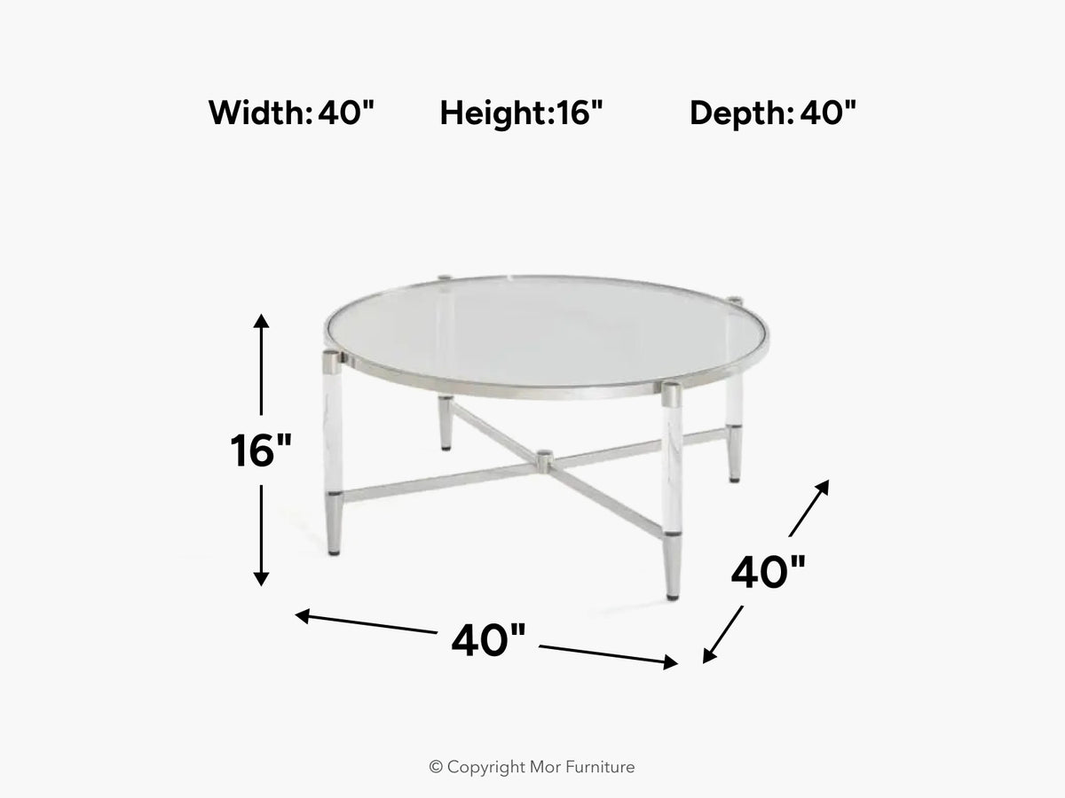 342617405:Marilyn Round Coffee Table,