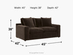 008203451:Maxton Heights Loveseat,