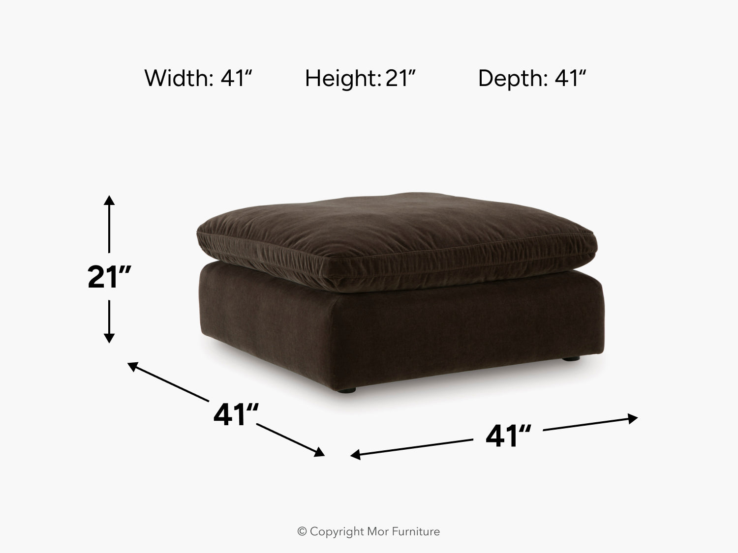 500412715:Maxton Heights Oversized Ottoman,