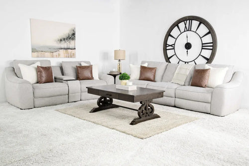 MAYFLWR04:Mayflower 2 Power Sofa & Conso, Styled