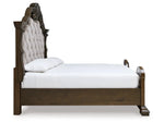 MAYLEE004:Maylee Upholstered Panel Bed, Side