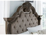 MAYLEE004:Maylee Upholstered Panel Bed,