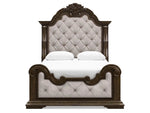 MAYLEE003:Maylee Upholstered Panel Bed &, Front