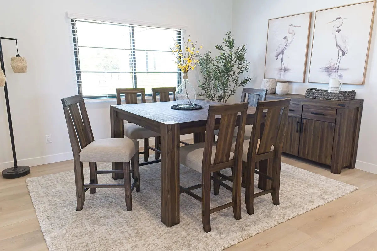 185642757:Meadow Counter Height Dining Table in Brown, Image 4