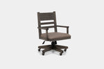 MEADOWGR5:Meadow Office Desk & Chair, Angled