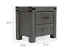 MODMEACK1:Meadow Panel Bed & Dresser & M, 