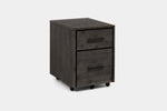 MEADOWGR0:Meadow Office Desk & File Cabinet, Angled