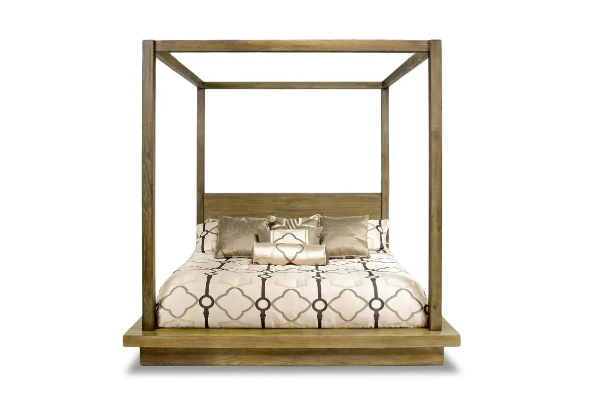 MELBOURNA:Melbourne Canopy Bed & Dresser, Front