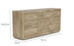 MELBEDR04:Melbourne Panel Bed & Dresser , 