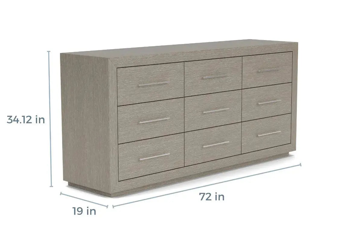 MELBEDR19:Melbourne Panel Bed & Dresser ,