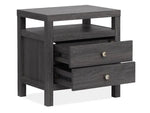 MERRIFI46:Merrifield Upholstered Bed & D, Open
