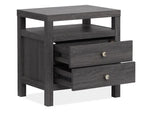 MERRIFI49:Merrifield Upholstered Bed & D, Open
