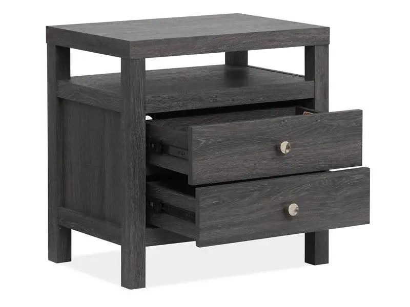 MERRIFI52:Merrifield Upholstered Bed & D, Open