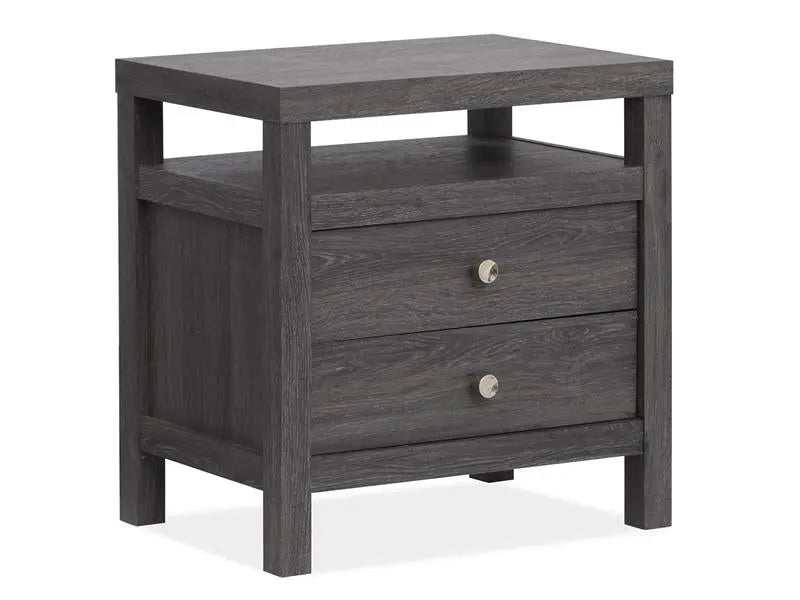 MERRIFI55:Merrifield Upholstered Bed & D, Angle