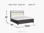 MERRIFI44:Merrifield Upholstered Bed,