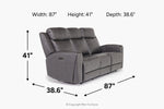 738927049:Mia 2 Power Sofa,