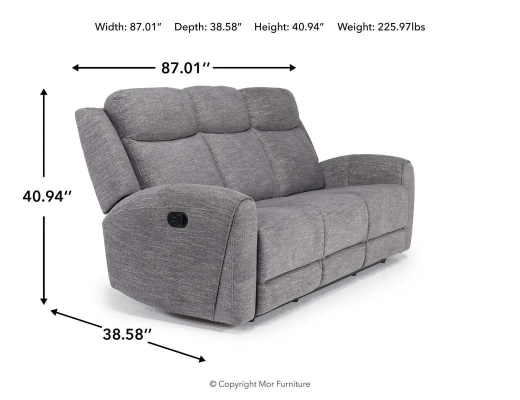 326821836:Mia Reclining Sofa, Angle